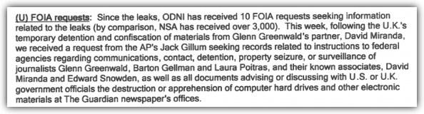 ODNI Snowden FOIA